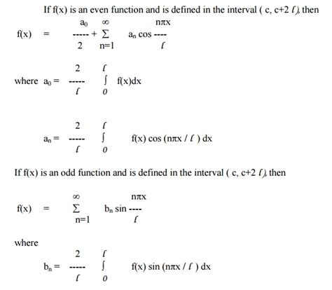 even function fourier series|Fourier Series .